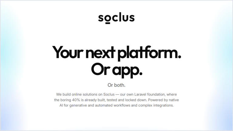 SowiesoDigital introduceert Soclus